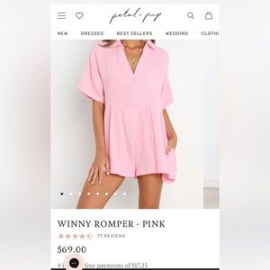 Petal and Pup Winny Romper